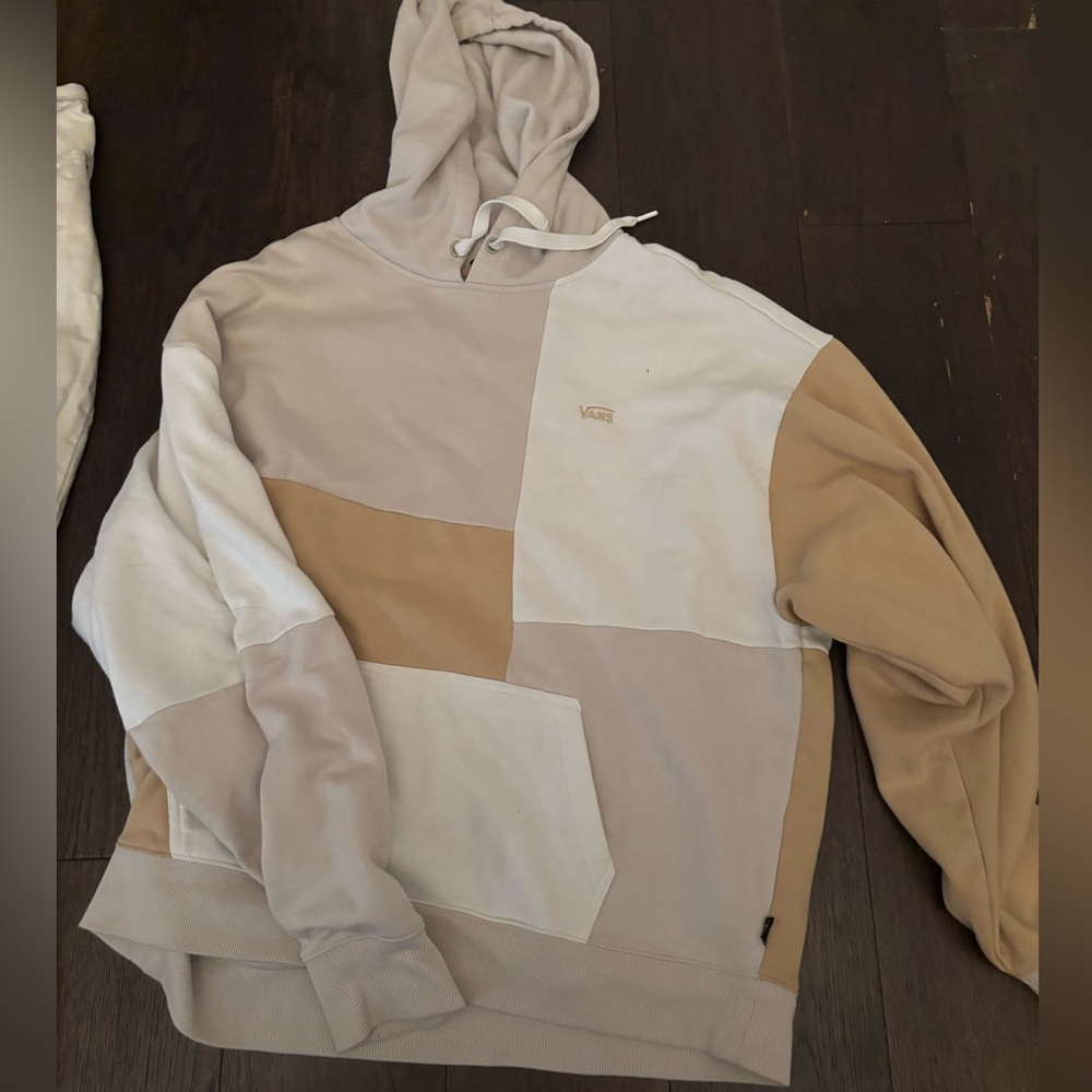Van color block hoodie